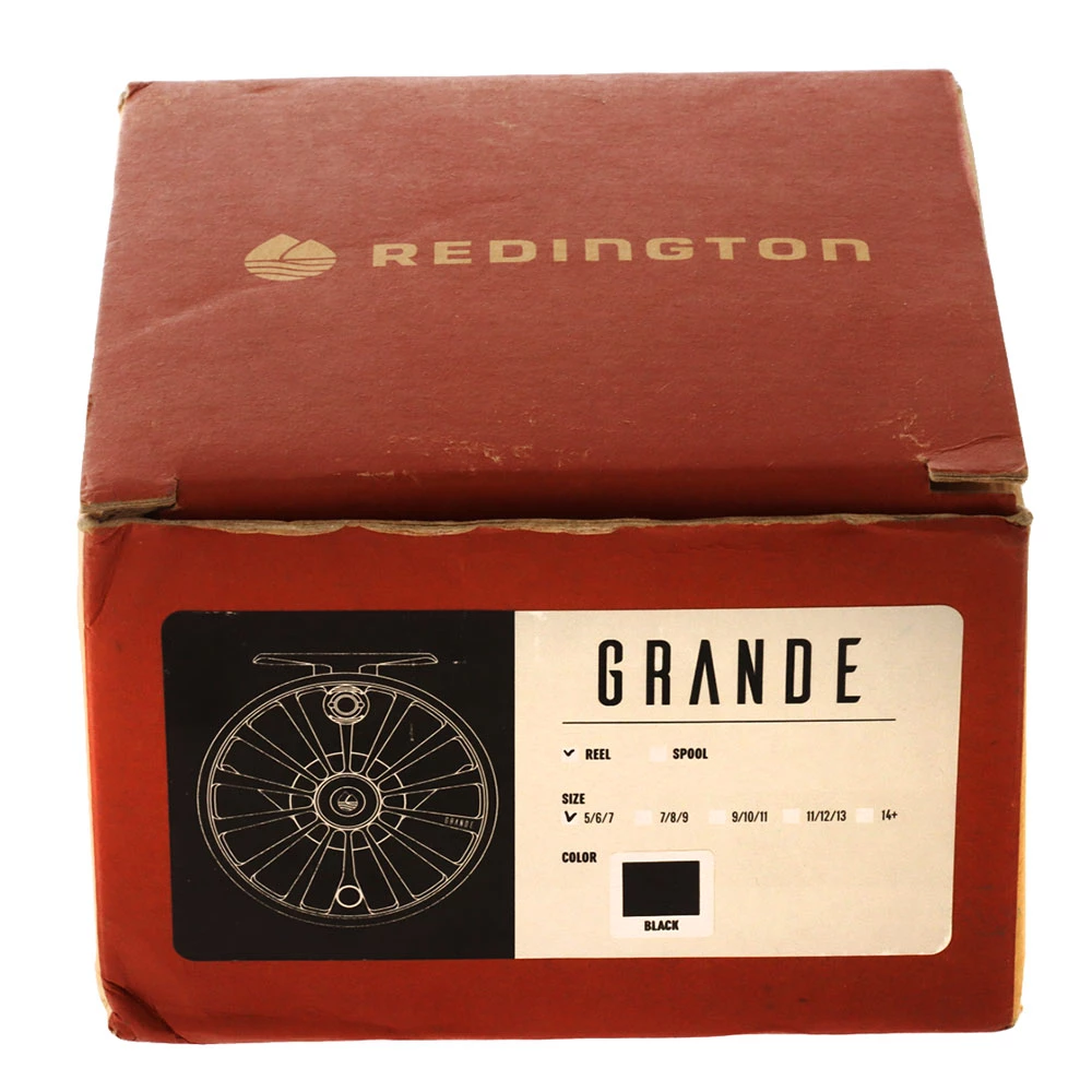 Redington Grande 5/6/7 Big Game Fly Reel Black 1 Redington Grande 5/6/7 Big Game Fly Reel Black