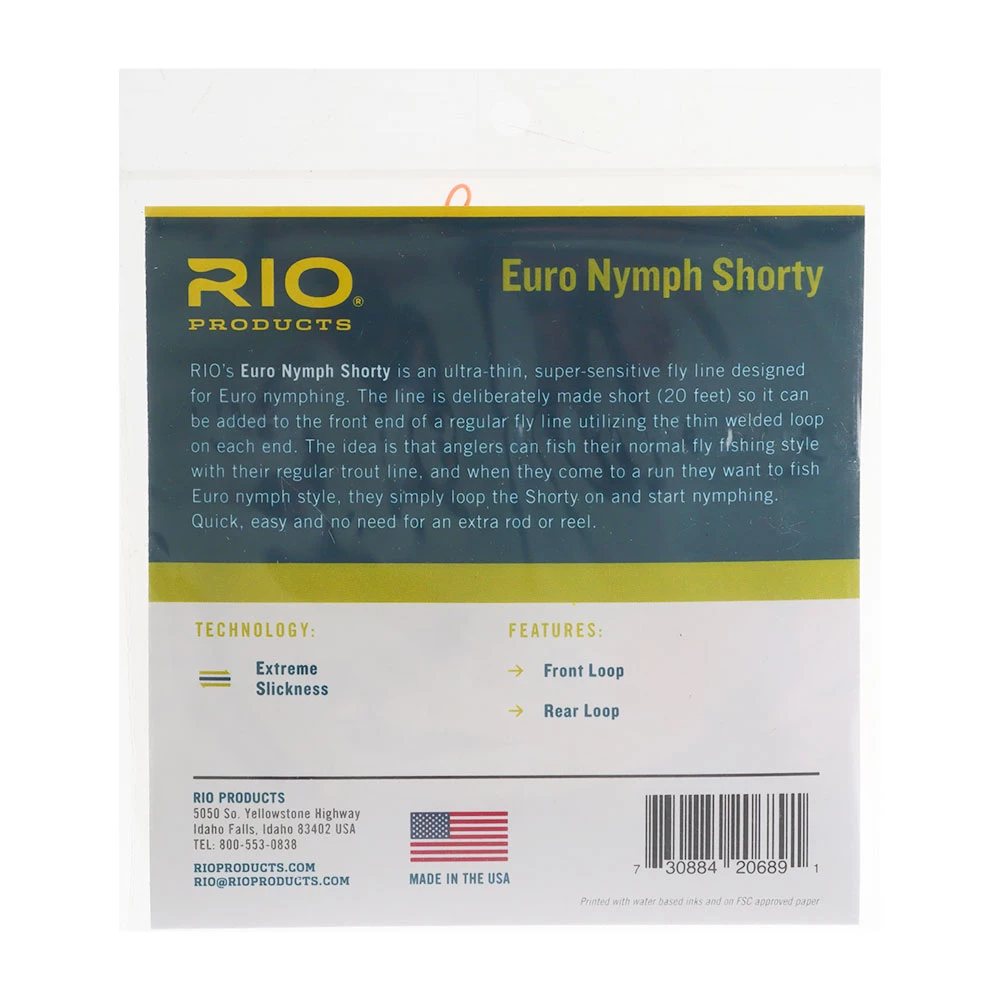 RIO Products RIO Euro Nymph Shorty Flyline 6.1m 2 RIO Products RIO Euro Nymph Shorty Flyline 6.1m - Image 2