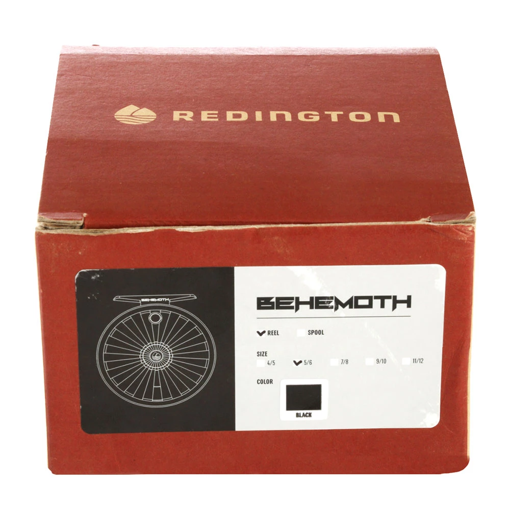 Redington Behemoth Fly Reel 5/6 Black 1 Redington Behemoth Fly Reel 5/6 Black