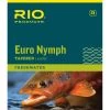 RIO Products RIO Euro Nymph Leader With Tippet Ring 11ft 0X/2X Pink/Yellow