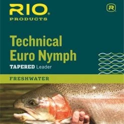 RIO Products RIO Technical Euro Nymph Leader With Tippet Ring 14ft Black/White